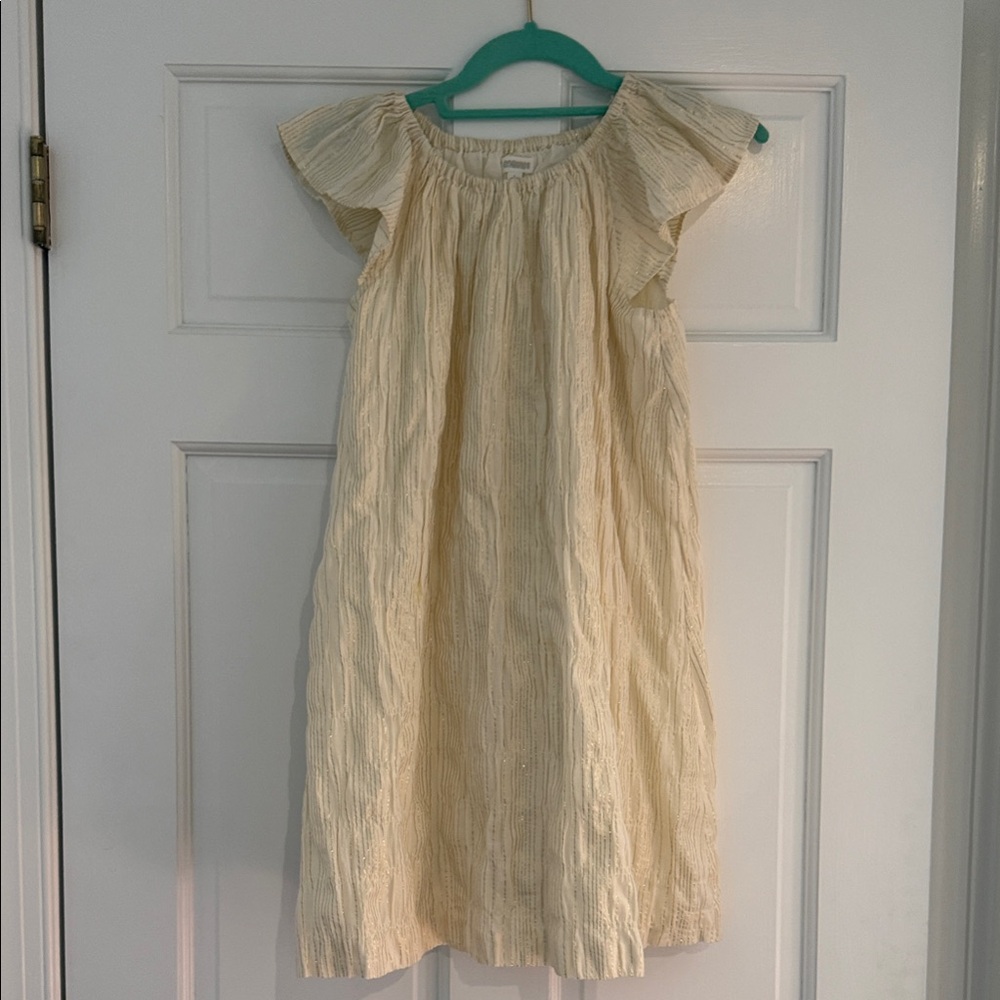 Gold and cream Dress